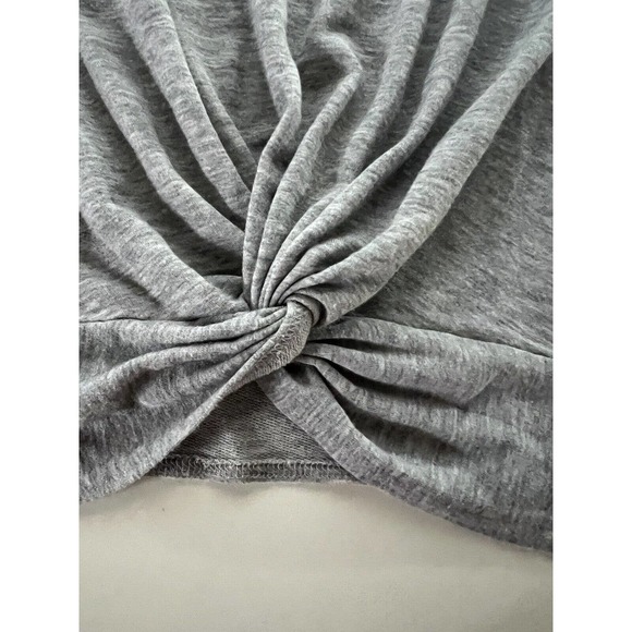 Syracuse University Womens Small Long Sleeve Twisted Bottom Gray‎ TShirt - Picture 4 of 5